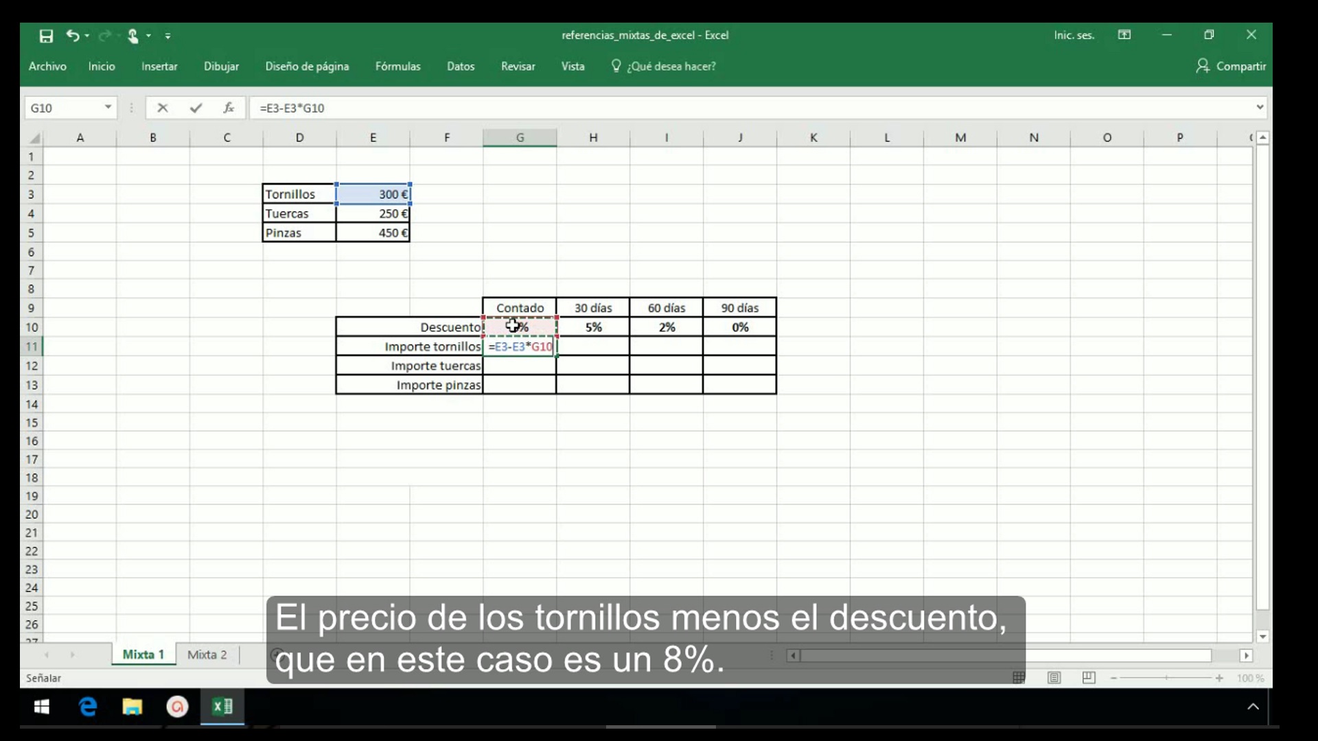 Excel Referencias